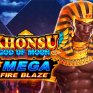 Khonsu God of Moon Mega Fire Blaze Logo