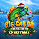 Big Catch Bass Fishing Christmas Logo