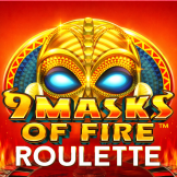 9 Masks Of Fire Roulette Logo