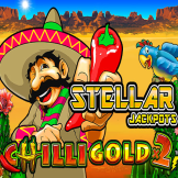 Stellar Jackpots with Chilli Gold x2 logo