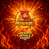 7s Fire Blitz Power 5 Jackpot Royale Express Logo