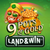 9 Pots of Gold Land & Win Logo