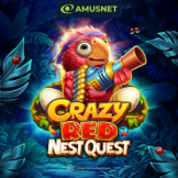 Crazy Red Nest Quest Logo