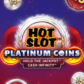 Hot Slot Platinum Coins Logo