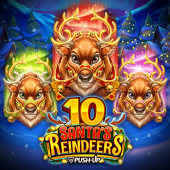 10 Santas Reindeers Logo