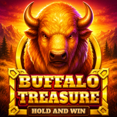 Buffalo Treasure Hold and Win Logo
