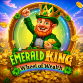 Emerald King Wheel of Wealth Logo