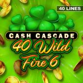 Cash Cascade - 40 Wild Fire 6 Logo