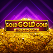 Gold Gold Gold Hold and Win Logo