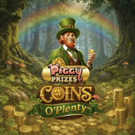 Piggy Prizes Coins O Plenty Logo