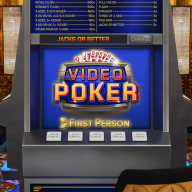 First Person Video Poker - Evolution Logo
