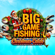 Big Game Fishing Christmas Catch Logo