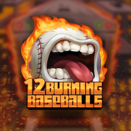 12 Burning Baseballs Logo