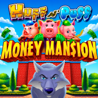 Huff N' Puff Money Mansion Logo
