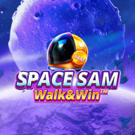 Space Sam Walk and Win Logo