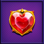Heart gemstone Bild