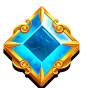 Blue gemstone Bild