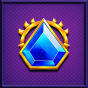 Blue gemstone Bild