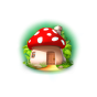 Mushroom house Bild