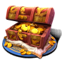 Chest with Coins Bild