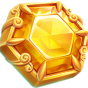 Yellow gemstone Bild