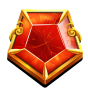 Red gemstone Bild