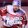 Detroit Red Wings Winged Reelers Logo