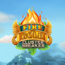 Fire and Gold Cluster Breaker Logo