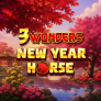 3 Wonders New Year Horse Logo