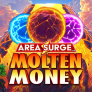 Area Surge Molten Money Logo