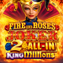 Fire and Roses Joker 2 All-In King Millions Logo