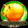 Golden Piggy Bank Logo