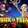 Trick or Treat (Leander Games) Logo