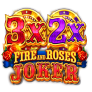 3x 2x Fire and Roses Joker Logo