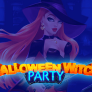 Halloween Witch Party Logo