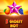 5 Glossy Hot Logo