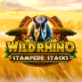 Wild Rhino Stampede Stacks Logo