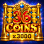 36 Coins x3000 Logo