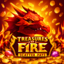 Treasures of Fire Scatter Pays Logo