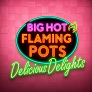 Big Hot Flaming Pots Delicious Delights Logo
