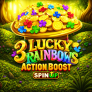 3 Lucky Rainbows Action Boost SpinUP Logo