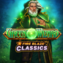 Fire Blaze Green Wizard Logo