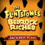 The Flintstones Bedrock Riches Jackpot King Logo