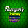 Flanagans Riches Multiplier Retro Roller Logo
