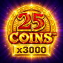 25 Coins x3000 Logo