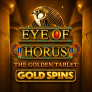 Eye of Horus The Golden Tablet Gold Spins Logo