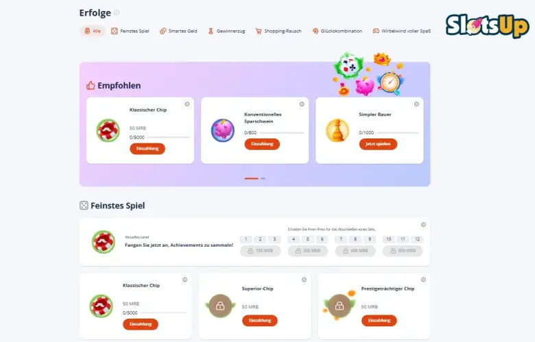 Mr.Bet Online Casino Errungenschaften