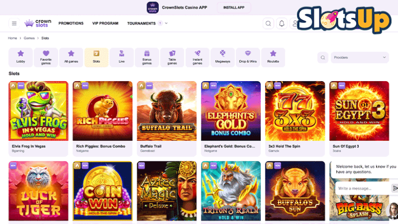 crownslots spielautomaten