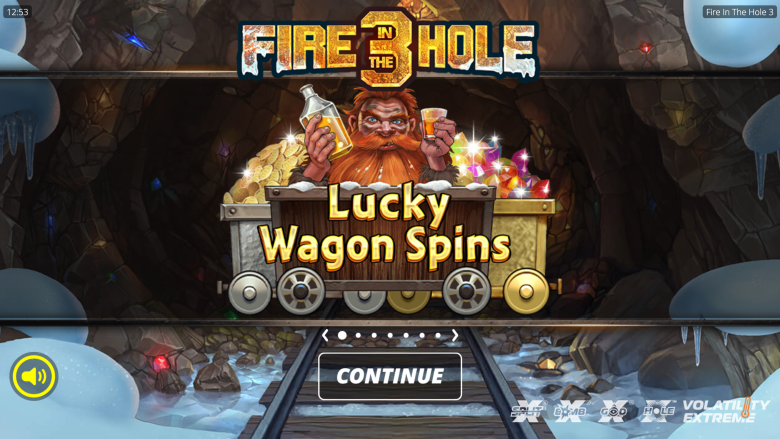 Fire in the Hole 3 Main Screen
