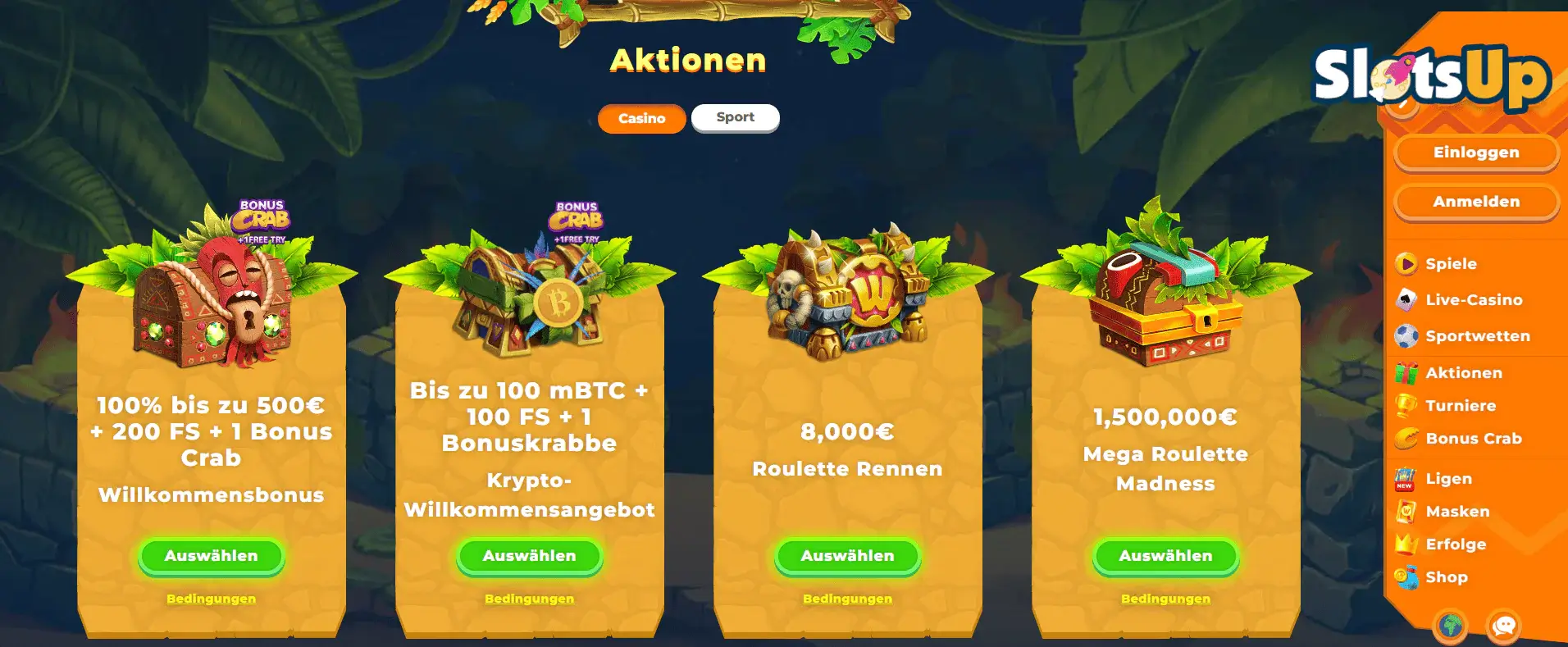 Wazamba Willkommensbonusse
